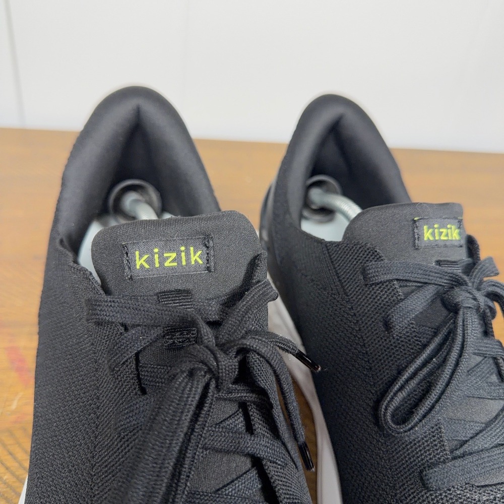 Kizik Shoes Mens 13 Wide Black Athens Hands Free Slip On Athletic Sneakers - Picture 8 of 10